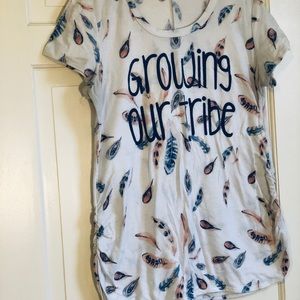 Growing Our Tribe Maternity Tee